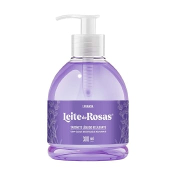 Sabonete Liquido Leite de Rosas Lavanda 300ML