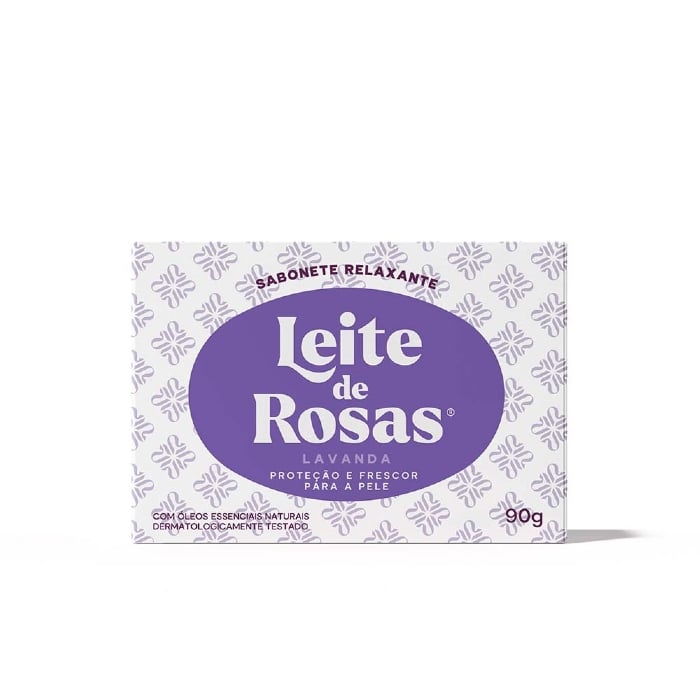 Sabonete Nutritivo Leite de Rosas Lavanda