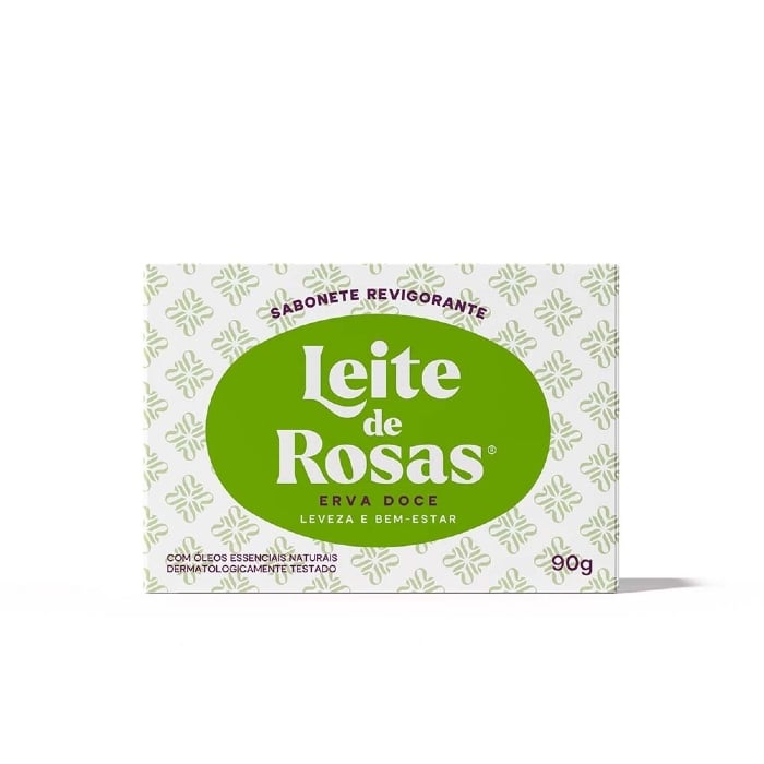 Sabonete Nutritivo Leite de Rosas Erva Doce