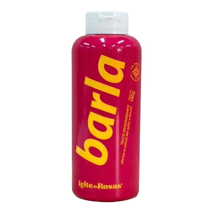 Talco Desodorante Barla Leite de Rosas 140g