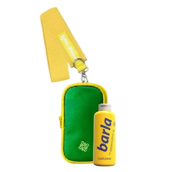 Kit Bag Color Barla Amarelo + Talco Tradicional | Leite de Rosas