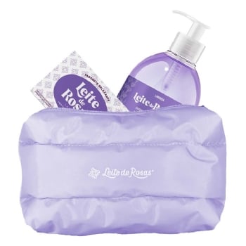Kit Lavanda com Necessaire Nuvem Leite de Rosas