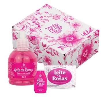 Kit Leite de Rosas Banho