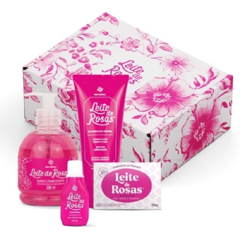 Kit Leite de Rosas Pele Macia