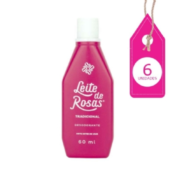 Kit Leite de Rosas Tradicional 60ML com 6un