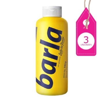 Kit Talco Antisséptico Barla 140G com 3 Un