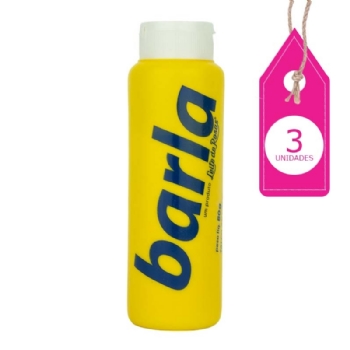Kit Talco Barla Antisséptico 80G com 3 Un