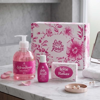 Kit Leite de Rosas Banho