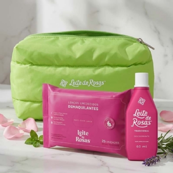 Kit Retoque Rápido Leite de Rosas 60ml