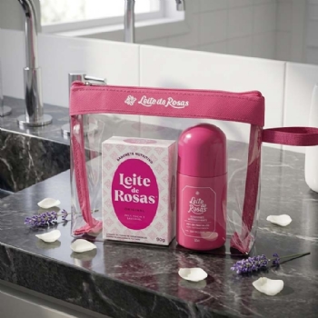 Kit Especial Roll on + Sabonete Leite de Rosas