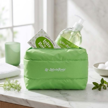 Kit Erva Doce com Necessaire Nuvem Leite de Rosas